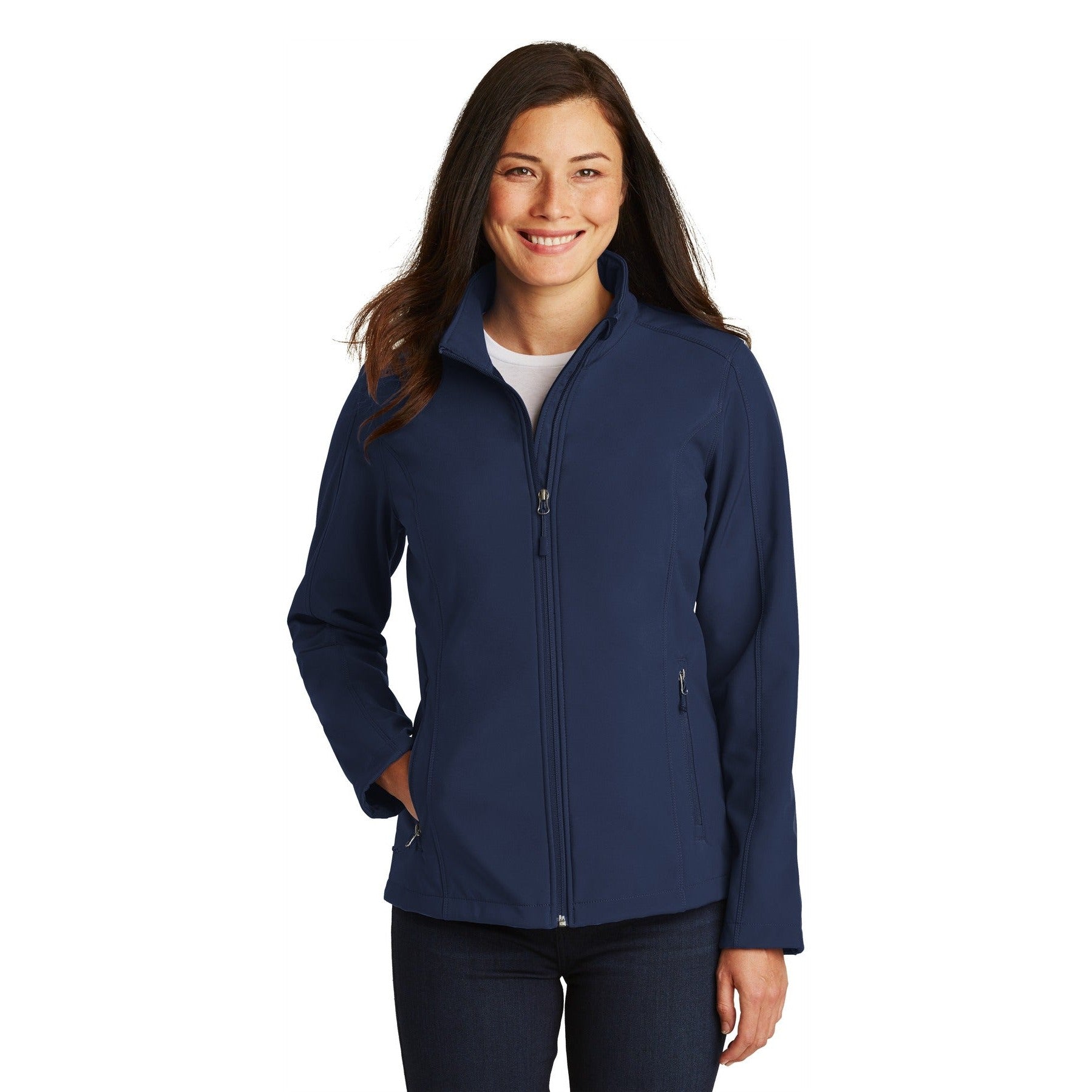 Port Authority-Port Authority® Women's Core Soft Shell Jacket. L317-MedTech-5